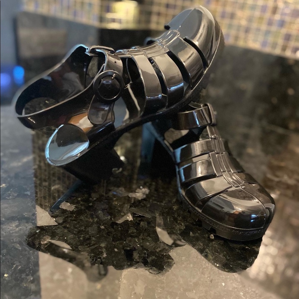 Black sandals